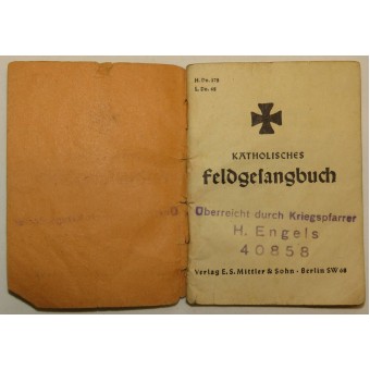 Katholisches Feldgesangbuch for soldiers. Espenlaub militaria
